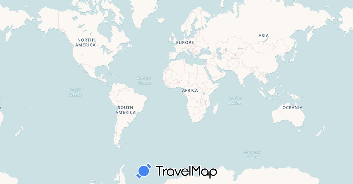 TravelMap itinerary: driving in Georgia (Asia)